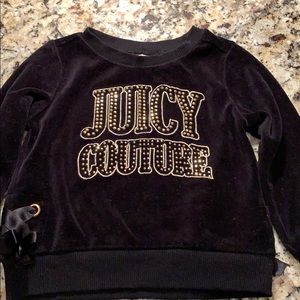 Juicy Couture Black Sweatshirt